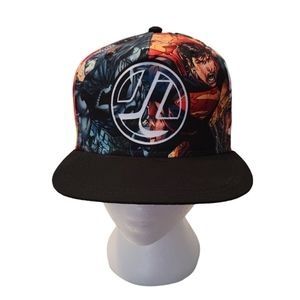 Justice League. Youth Baseball Cap. Adjustable OS. Multicolored